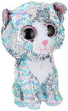 TY Whimsy Blue Cat Flippable - Reg