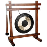Woodstock Chimes WTG The Original Guaranteed Musically Tuned Chime Table Gong, Teak