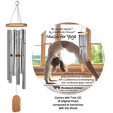 Woodstock Chimes YCS Yoga Chime, 37-1/2-Inch, Silver