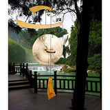 Woodstock Chimes EGC The Original Guaranteed Musically Tuned Chime Medium Emperor Gong, Natural