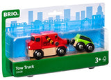 BRIO World 33528 - Trusty Tow Truck - Wooden Toy Train Accessory for Kids Ages 3 and Up