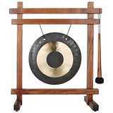 Woodstock Chimes WTG The Original Guaranteed Musically Tuned Chime Table Gong, Teak