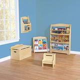 Guidecraft Expressions Natural Bookrack - Storage Bookshelf Kids School Furniture