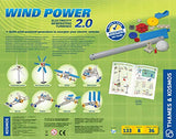 Thames & Kosmos Wind Power 2.0 Science Experiment Kit | Build Wind-Powered Generators to Energize Electric Vehicles | 3-Foot-Tall Long-Bladed Turbine | Experiments in Renewable Energy