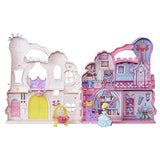 Disney Princess Little Kingdom Play n Carry Castle - Triple Functions as Magical Playset, Carrier, and Storage - Includes Carrying Case, Cinderella Doll, and Accessories