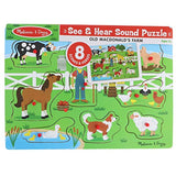 Sing-Along Nursery Rhymes and Old MacDonald's Farm Sound Puzzle Bundle (Set of 3)