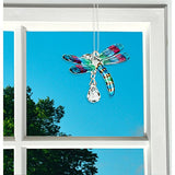 Woodstock Chimes CDPAS Rainbow Makers Crystal Suncatchers Fantasy Glass Dragonfly, Spring Pastels