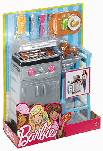 Barbie BBQ Grill Furniture & Accessory Set