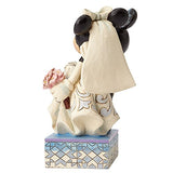 Disney Traditions by Jim Shore Mickey and Minnie Mouse Cake Topper Stone Resin Figurine, 6.5”