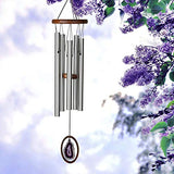 Woodstock Chimes WAGUL The Original Guaranteed Musically Tuned Large Agate Wind Chime, Purple