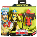 Fisher-Price Rescue Heroes Forrest Fuego, 6-Inch Figure with Accessories