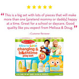 Melissa & Doug Changing and Bathtime Play Set