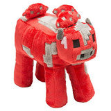 JINX Minecraft Mooshroom Plush Stuffed Toy, Red, 9" Long