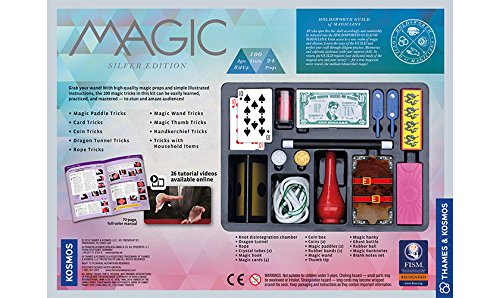 Thames & Kosmos Magic: Silver Edition Playset with 100 Tricks