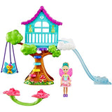 Barbie Dreamtopia Chelsea Fairy Doll and Fairytale Treehouse Playset with Seesaw, Swing, Slide, Pet and Accessories, Gift for 3 to 7 Year Olds