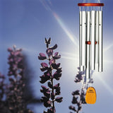 Woodstock Chimes AGSBS The Original Guaranteed Musically Tuned Chime, Sandblast Silver