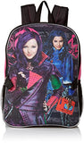 Disney Girls' Descendants Backpack with Lunch Kit, Hot Pink/black, 16" X 12" X 5" - 9" X 7.5" X 3.5"