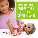 Baby Alive Super Snacks Snackin' Lily (African American) (Amazon Exclusive),Multicolor