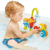 Baby Bath Toy- Spin N Sort Spout Pro- 3 Stackable Cups, Automated Spout, and Spinning Suction Cup