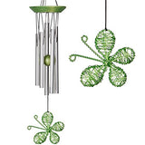 Woodstock Isabelle's Dancing Butterfly Wind Chime, Lime Green
