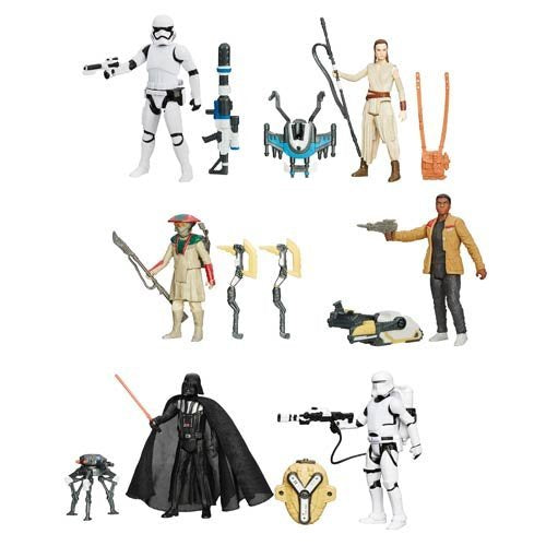 Star Wars: TFA 3 3/4-Inch Snow and Desert Action Figures Wave 1 Set Of 6