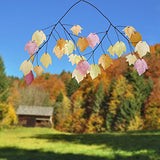 Woodstock Chimes C721 The Original Guaranteed Musically Tuned Chime Asli Arts Collection, 14-Inch, Capiz-Autumn Leaves