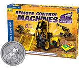 Thames & Kosmos Remote-Control Machines: Construction Vehicles | Science & Engineering Experiment Stem Kit | Build 8 Real Working Models | Parents' Choice Silver Award Winner |Astra Best Toys for Kids
