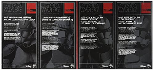 Star Wars The Black Series Clone Troopers of Order 66 6-Inch Action Figures