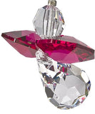 Woodstock Chimes CGRY Ruby, Woodstock Crystal Guardian Angel, July Rainbow Maker Collection