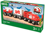Brio Cargo Train World - Train (33888) - Wooden Train - Compatible with All Wooden Train Sets