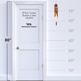 Woodstock Chimes C201 The Original Guaranteed Musically Tuned Chime Asli Arts Collection, Medium, Whole Coconut Bamboo