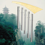 Woodstock Chimes ENC The Original Guaranteed Musically Tuned Chime, Eastern Energies - Silver