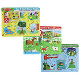 Sing-Along Nursery Rhymes and Old MacDonald's Farm Sound Puzzle Bundle (Set of 3)