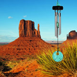 Woodstock Chimes PST The Original Guaranteed Musically Tuned Chime, 12-Inch, Precious Stones-Turquoise