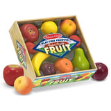 3 Item Bundle: Melissa and Doug 4082 Fruit and 4083 Vegetables Play Food + Free Activity Book