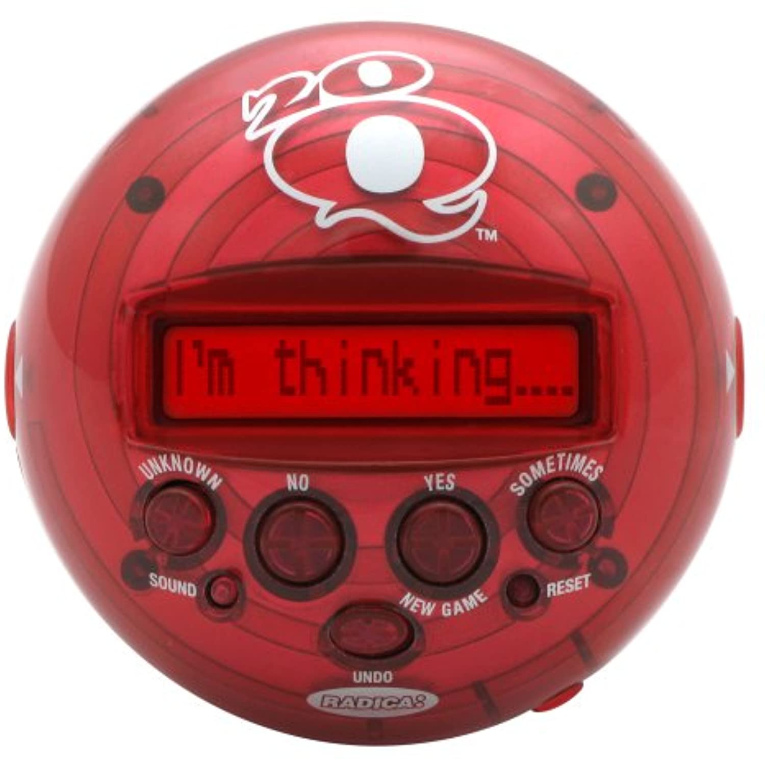 Radica 20Q Artificial Intelligence Game - Colors may vary since the item may come in 3 different colors