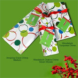 Woodstock Chimes Turquoise Chime with Holiday Wrapping