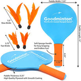VIAHART Goodminton | The World's Easiest Racket Game | an Indoor Outdoor Year-Round Fun Paddle Game Set for Boys, Girls, and People of All Ages