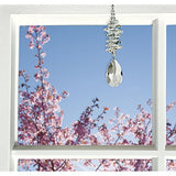 Woodstock Chimes CCIA Rainbow Makers Suncatchers Crystal Ice Cascade, Almond