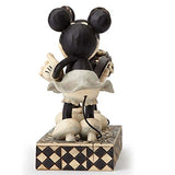 Disney Traditions by Jim Shore Black & White Mickey & Minnie Mouse Stone Resin Figurine, 6