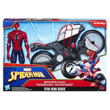 Marvel Spider-Man Titan Hero Series Spider-Man Figure with Spider Cycle