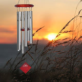Encore Collection by Woodstock Chimes - The ORIGINAL Guaranteed Musically Tuned Chime, Chimes of Pluto - Silver