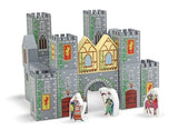 Castle Blocks 28-Piece Wooden Blocks Play Set + FREE Melissa & Doug Scratch Art Mini-Pad Bundle