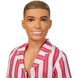 Barbie Ken 60th Anniversary Doll in Throwback Beach Look with Swimsuit & Sandals for Kids 3 to 8 Years Old