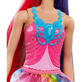 Barbie Dreamtopia Princess Doll (11.5-inch) with Extra-Long Two-Tone Fantasy Hair, Hairbrush, Tiaras and Styling Accessories, Gift for 3 to 7 Year Olds