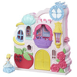 Disney Princess Little Kingdom Play n Carry Castle - Triple Functions as Magical Playset, Carrier, and Storage - Includes Carrying Case, Cinderella Doll, and Accessories
