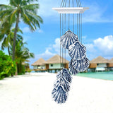 Woodstock Seashore Spiral Wind Chime, Scallop