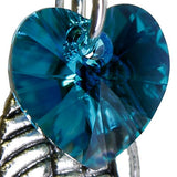 Woodstock Angel Wing Earrings, Blue Zircon- Rainbow Maker Collection