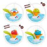 Yookidoo Bath Toy - Musical Duck Race with Auto Fountain, Water Pump, and 4 Racing Ducks