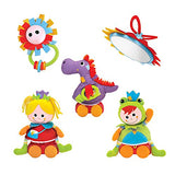 Yookidoo Baby Gym Activity Play Mat - 3 Stage Accessory Gym with More Than 20 Development Infant Activities | Age 0-12 Months